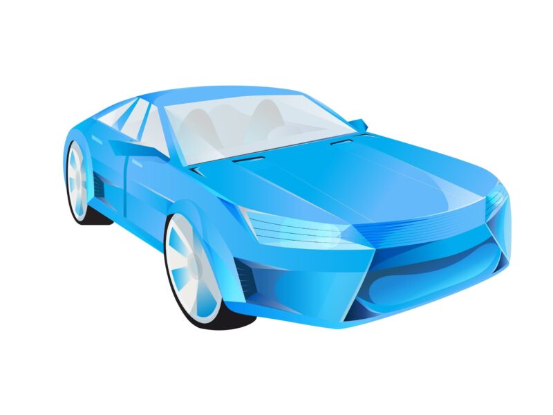 Illustrated car