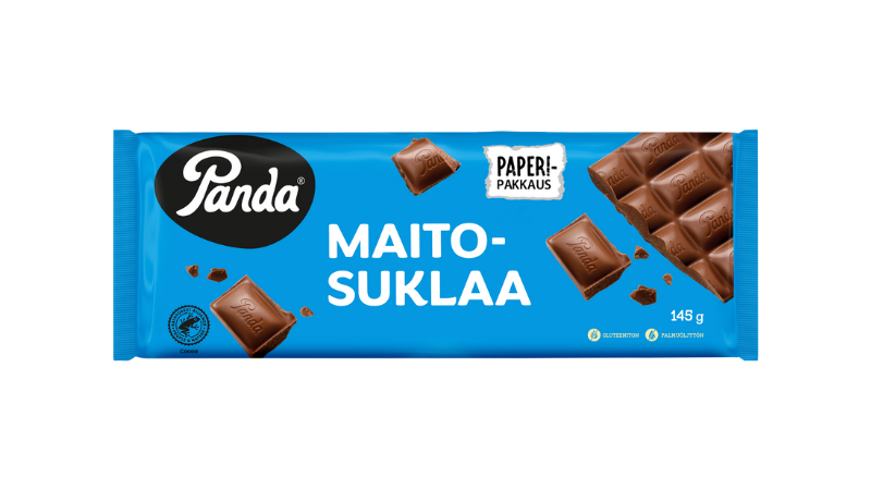 Paper based Panda chocolate bar