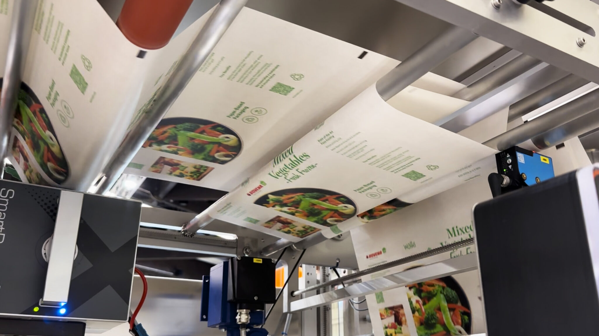 Walki fibre-based material running on Rovema machine