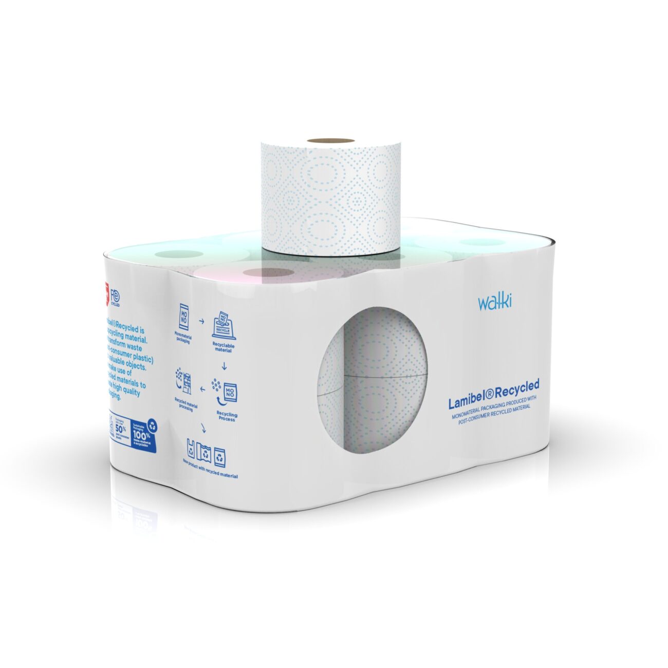 Recycled toilet roll packaging