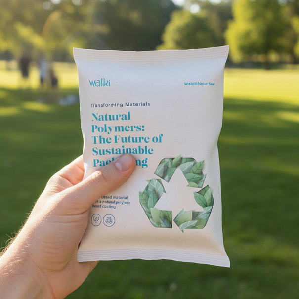 walki natural polymer holding on the hand