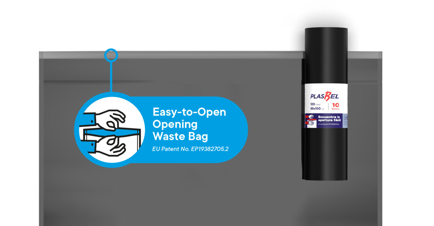 Walki EU patent easy-to-open opening waste bags